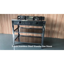 table gas burner standing gas cooker for BBQ grill